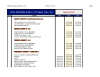 Spacecalc STS-118/ISS-13A.1 TV Sked
