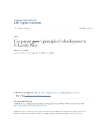 Using Smart Growth Principles for Development in St. Landry Parish Rebecca L
