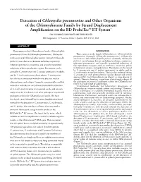 Detection of Chlamydia Pneumoniae and Other Organisms of The
