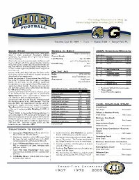 Game Four Statistical Comparison Series In