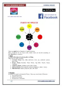 Parts of Speech