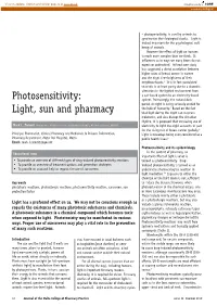 Photosensitivity: System