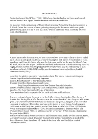 THE MAADI ROLL During the Second World