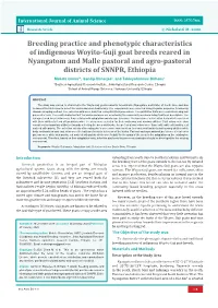 Breeding Practice and Phenotypic Characteristics of Indigenous Woyito