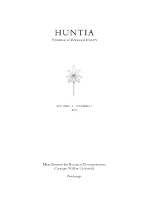 HUNTIA a Journal of Botanical History