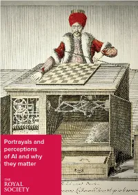 Portrayals and Perceptions of AI and Why They Matter