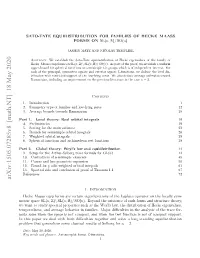 Sato-Tate Equidistribution for Families of Hecke-Maass Forms on SL (N, R)/SO