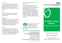Template Prostate Biopsies? Biopsies