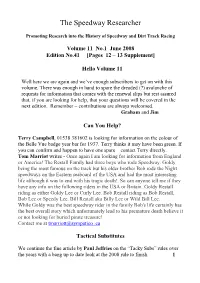 Volume 11 No.1 June 2008 Edition No.41 [Pages 12 – 13 Supplement]