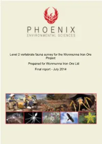 1049 Wonmunna Verebrate Fauna Report 2014 Update