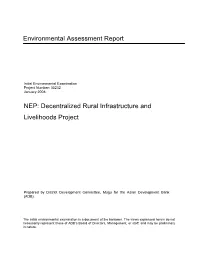Decentralized Rural Infrastructure and Livelihoods Project