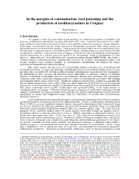 Lead Contamination and the Uneven Developments Of