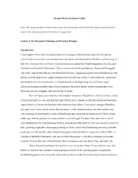 Lecture Notes, by James Cahill Note: the Image Numbers in These Lecture