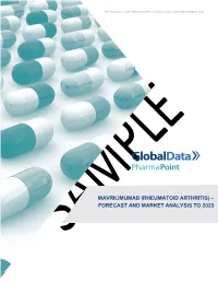 Rheumatoid Arthritis) – Forecast and Market Analysis to 2023