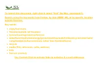 Search Using the Key Words Listed Below, by Date (MMM