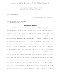 V. : Civil Action No. DKC 14-3607