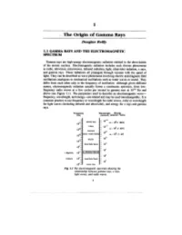 1 ,.,. the Origin Gamma Rays Doughs Re41i!J