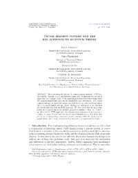 Causal Fermion Systems and the Eth Approach to Quantum Theory