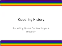 Queering History Presentation