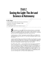 Seeing the Light: the Art and Science of Astronomy