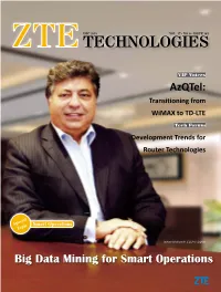 Azqtel: Transitioning from Wimax to TD-LTE