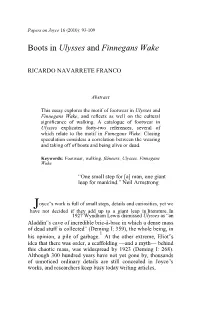 Boots in Ulysses and Finnegans Wake