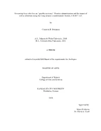 Governing Those Who Live an “Ignoble Existence”: Frontier Administration and the Impact of Native Tribesmen Along the Tang D