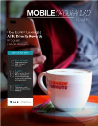 How Dunkin' Leverages AI to Drive Its Rewards Program FEATURE STORY (P