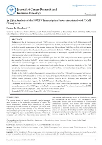 In Silico Analysis of the FOXP3 Transcription Factor Associated with T-Cell Oncogenesis