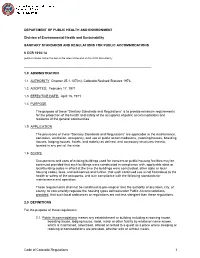 Lodging Houses, Hotels, and Motels) As Defined, and Accessory Structures Thereto, Located in Any Part of the State