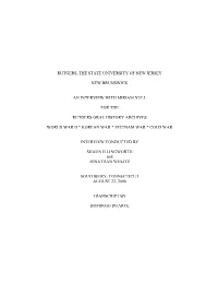 Rutgers, the State University of New Jersey