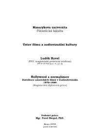 Hollywood a Normalizace.Pdf