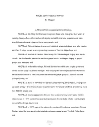 House Joint Resolution 932