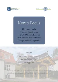 Korea Focus Working Paper No. 10