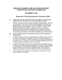 Newcastle-Under-Lyme and Stoke-On-Trent Core Spatial Strategy Examination