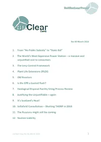 No2nuclearpower 1 1. from “No Public Subsidy” to “State Aid” 2. The