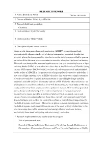 Report & Questionnaire