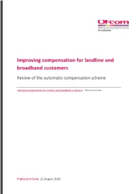 Review of the Automatic Compensation Scheme