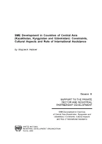 SME Development in Countries of Central Asia