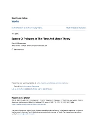 Spaces of Polygons in the Plane and Morse Theory