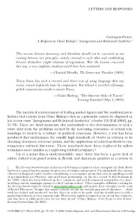 A Response to Claire Bishop's “Antagonism and Relational
