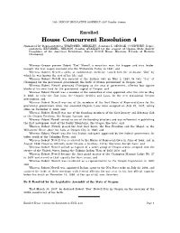 House Concurrent Resolution 4