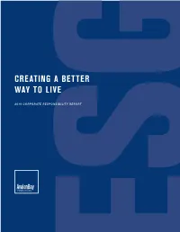 Creating a Better Way to Live
