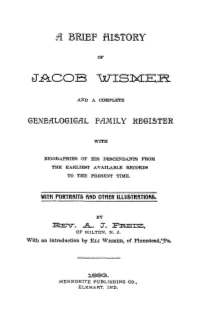 Jacob \Xtismer