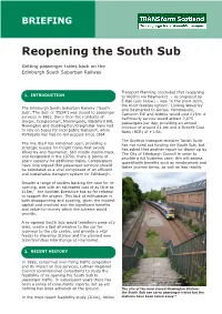Reopening the South Sub
