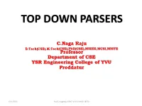 Types of Parse Trees