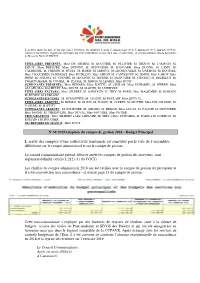 Compte Rendu Conseil Communautaire 17 Juin 2019