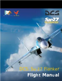 DCS: Su-27 Flanker Flight Manual