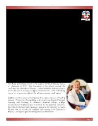 Peggy Mahy, Tranby College Principal Commencing January 2021