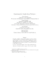 Semisymmetric Graphs from Polytopes